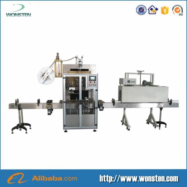 Plastic bottle sleeve labeling machine for round bottle and square bottle