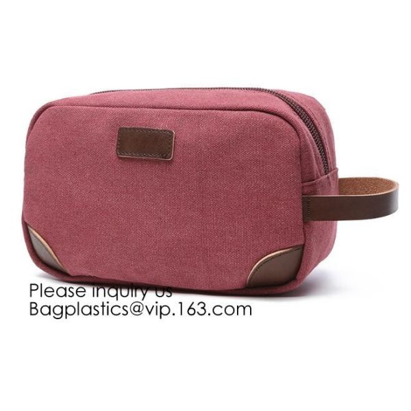 Plain Personalized Organic Travel Cotton Canvas Makeup Bag,Promotional Beauty Makeup Bag Custom Printed Logo Canvas Zipp