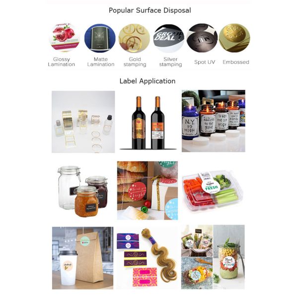 Personalized Circle Holographic Thank You Stickers Label Printing