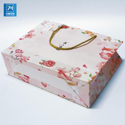 FSC Recycled 1mm Take Away Food Packaging Printed Paper Carrier Bags