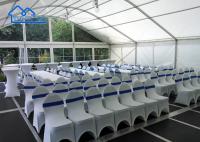 30x50m Área exterior resistente ao fogo Pvc teto curvo Arco de alumínio evento cobertura de tenda de festa para 1200 pessoas