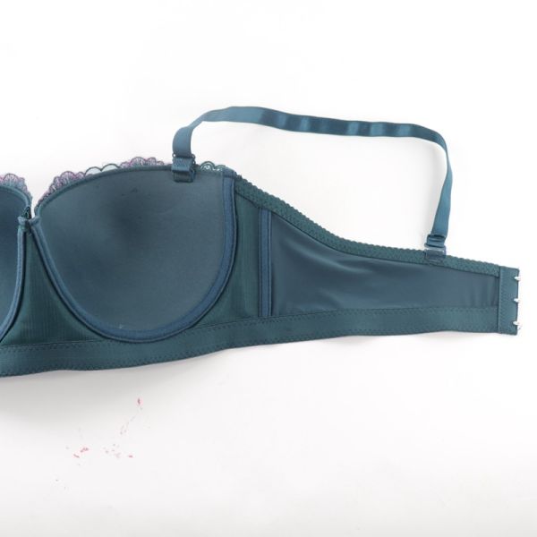 Women Embroidery Lace Bra Luxury Quality Convertible Straps 1/2 Cup Sexy Lingerie Lace Bra Wholesale Women