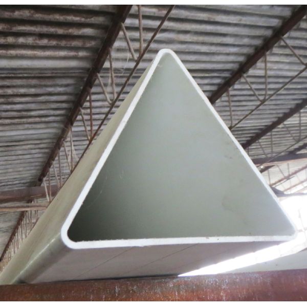 Smooth 180mm FRP Triangle Profiles Fiberglass Triangular Profile GFRP Angle Section