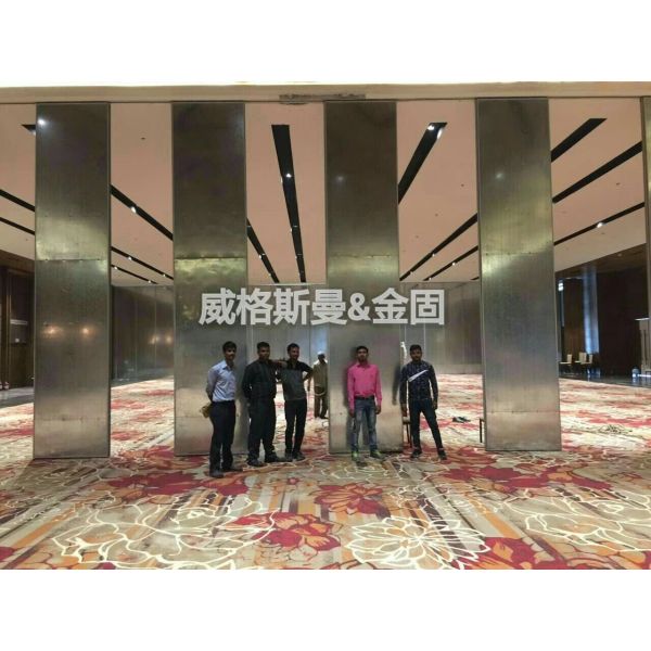 Elegant Design Style Gala Banquet Enclosure Featuring Track Roller and Seal Strip Accessories for Contemporary Banquets