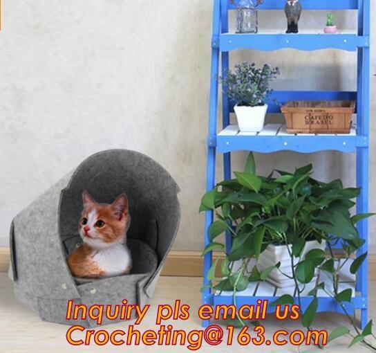 soft felt pet house, Pet Beds & Accessories, Felt pet house, Felt cats pet bed, felt pet house for dog or cats