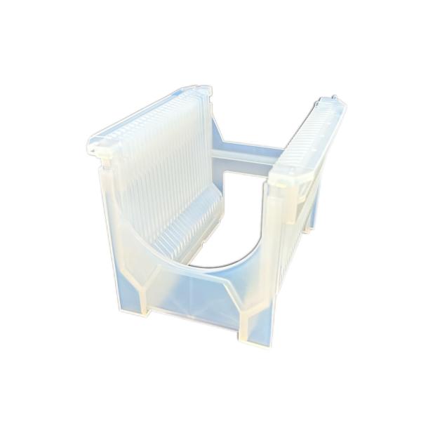 Durable Teflon Wafer Cassette With PFA For Semiconductor Manufacturing