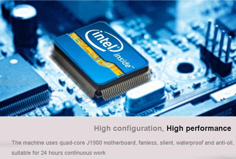 15 Inch Open Frame Wall Mounted Touch Screen Computer 5A Series High Performance