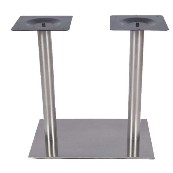 Stainless Steel Table legs Metal Dining Table Base 720mm Height For Restaurant
