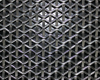 Square Mesh Decorative Steel Mesh With Durable Galvanized Surface Coating