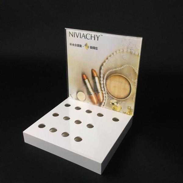 Cosmetic Acrylic Lipstick Lipgloss Display Stand Plexiglass Lucite Makeup Counter Lipstick Lipbalm Holder