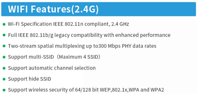 Компактный 4G LTE Wi-Fi маршрутизатор с питанием 12В/0,5А постоянного тока и энергопотреблением 5W