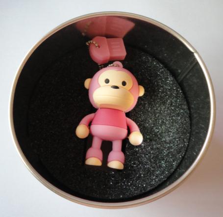O flash bonito de USB do macaco grande bonito da boca conduz