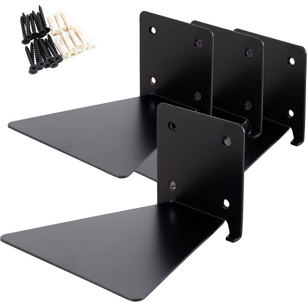 Разъемная металлическая плавучая книжная полка для домашней библиотеки