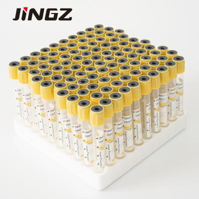 Medical Gel Clot Activator Tube Glass / PET Vauum Blood Collection Tube 2ml-10ml
