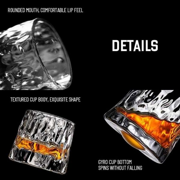 Venta al por mayor de botellas de whisky de cristal de 9 onzas grabadas con láser