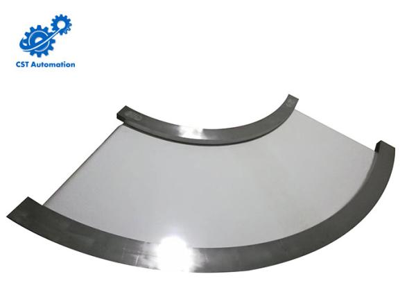 Food Industry 90 Degree Curve Conveyor SS 304 2500mm * 600mm * 900mm