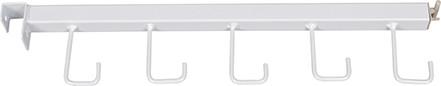 0.8mm Q235 Steel Merchandising Display Metal Shelf Hooks Gondola Shelving Accessories