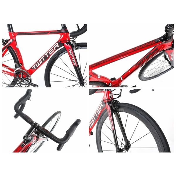 Carbon Fiber Road Bike 700C SNIPER2.0 SHIMANO Claris groupset for racing