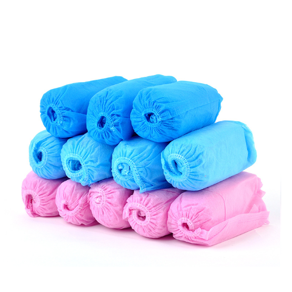 Black Blue Elastic PP PE CPE 15*40cm Disposable Shoes Cover
