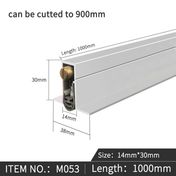 Fully Cover Type Automatic Door Bottom Seals for Metal Door Acoustic Noice Reduction