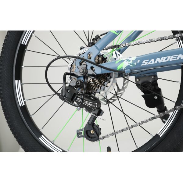 Стальная рама 20 дюймов WANDA 20 * 2.125 Шины Детский велосипед для прочного 21 скорости MTB