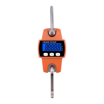Balance industriel numérique LCD avec support personnalisé, crochet amovible étanche et affichage bleu orange, OEM/ODM pris en charge