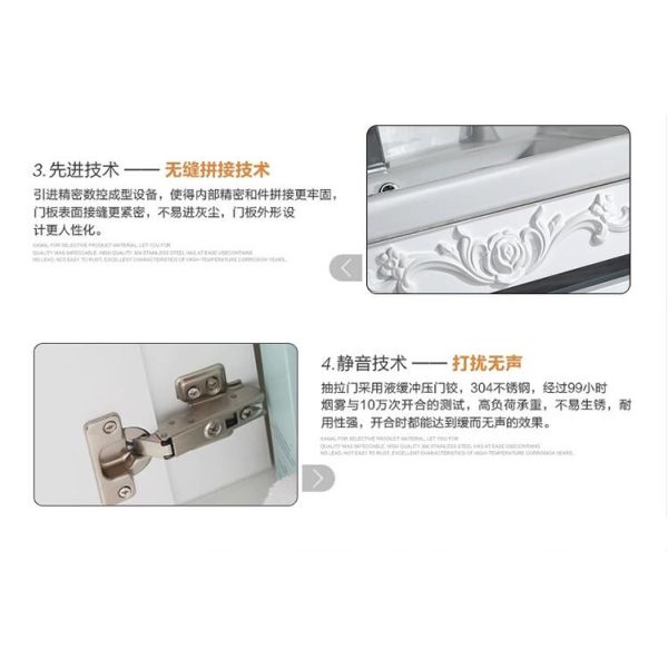 80 X48/cm PVC bathroom cabinet / wall cabinet / hung cabinet / white color for bathroom