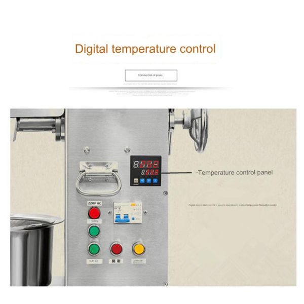220v Multifunctional Seed Oil Press Machine Press Peanuts Soybeans Flax Seeds Sesame