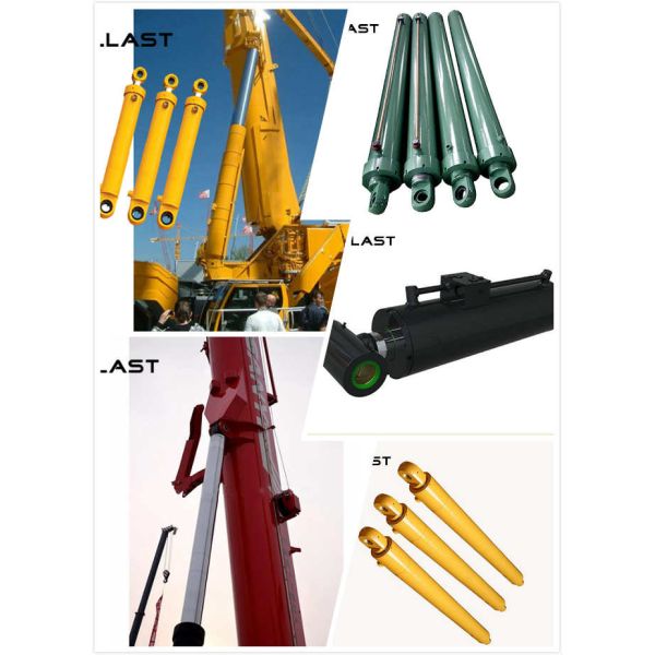 Long Stroke 	Hydraulic Lift Cylinder Flange 8 Inch Stroke Welded Hoist