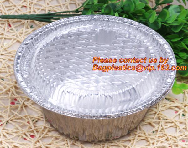 disposable roasting aluminum foil BBQ pan,Foil BBQ grill pan with hole Turkey pan Outdoor Barbecue roaster tray for food