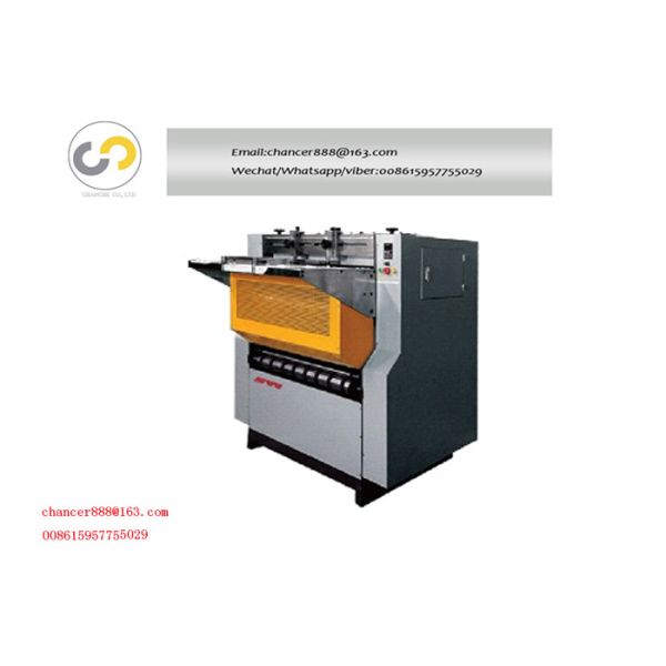 35Meter per minute U type shape manual grooving machine for box, hardboard