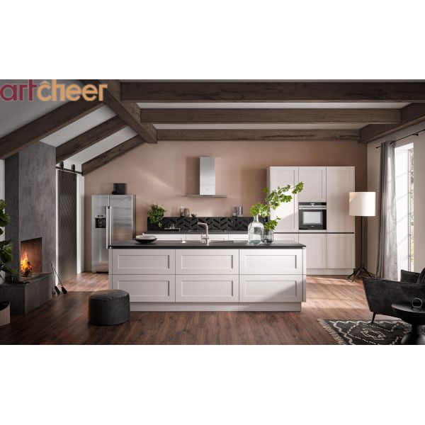 Custom Walnut Kitchen Cabinets with Solid Wood Construction and Ready to Assemble Modular Kitchen Cabinets