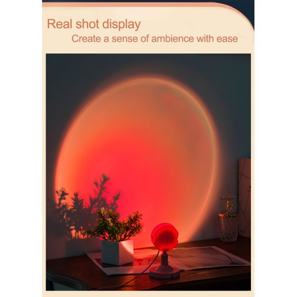 Лампа пола проекции захода солнца СИД RGB дистанционного управления для домашнего украшения