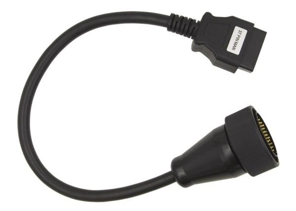 OBD2 OBDII 16 Pin J1962 Female to MAN 37 Pin Male Connector Cable