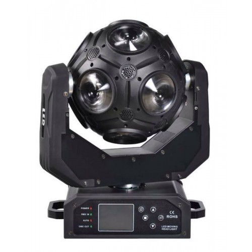 RGBW 4 In 1 Beam Moving Head Light 6° Angle Double - Rotation Football Shape
