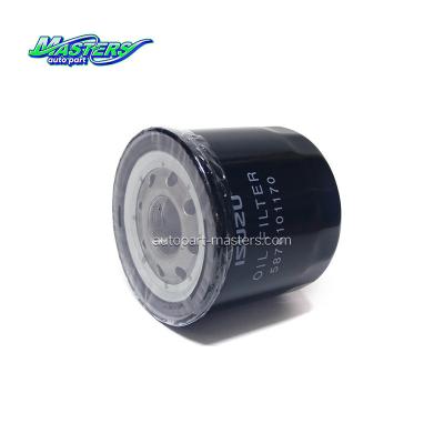 Masters 5-87610117-0 Filtro de óleo 5876101170 para motor ISUZU NKR NPR 4HK1