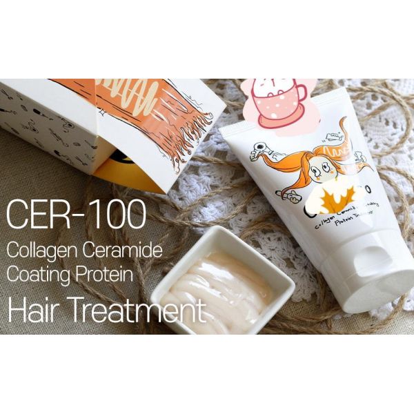 Collagène de porc laitier Ceramide revêtement de protéine Masques de traitement capillaire 3,38 oz 100 ml