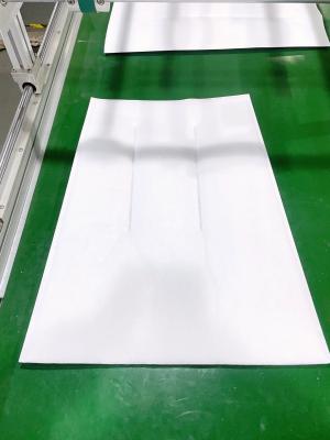 Máquina de fabricação de sacos não tecidos trapezoidais planos ultra-sônicos com 1-12 posições de solda no centro
