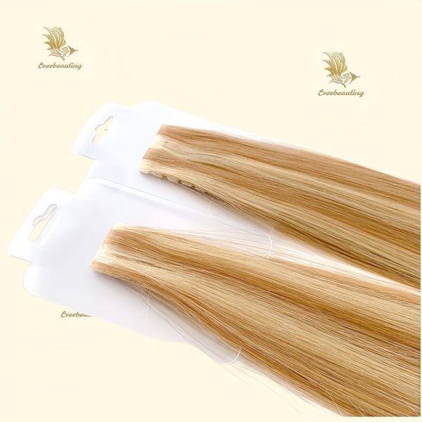 18/613 100% Human Hair Injected Tape Hair Extensions Luxury Invisible Tape Highlight