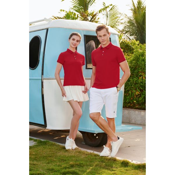 OEM Quick Drying Flyita Black Cotton Polo Shirt 3D Embroidery SGS