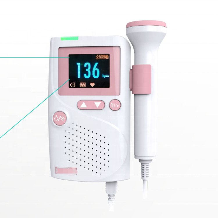 Cardiology CE Certified Wholesale Price Ultrasound Baby Heart Rate Monitor Fetal Doppler Doppler Heart Detector