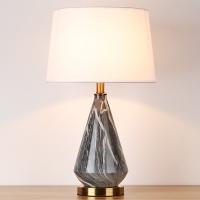 Base de cerámica blanca D35*H63CM E27 85lm/W de la lámpara de mesa de la sombra de la tela de la cabecera del estudio