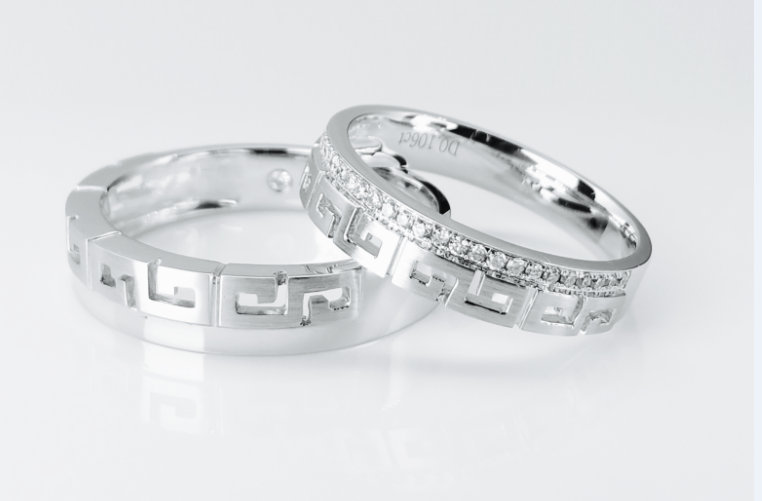 Marriage Engagement Gift Unisex OEM Jewellery Couple Rings