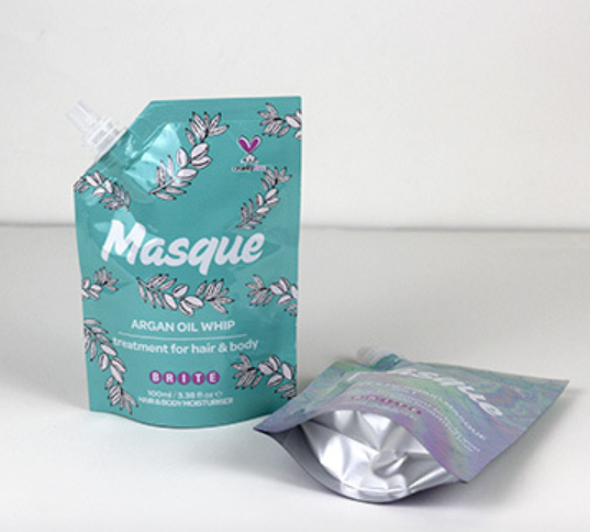 BPA Free 100mic Aluminum Foil Spouted Pouches For Tomato Paste Stand Up Spout Pouch Bags