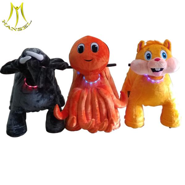 Hansel  party park ride animal model electric coin operated pony riding toy from china manufacturer