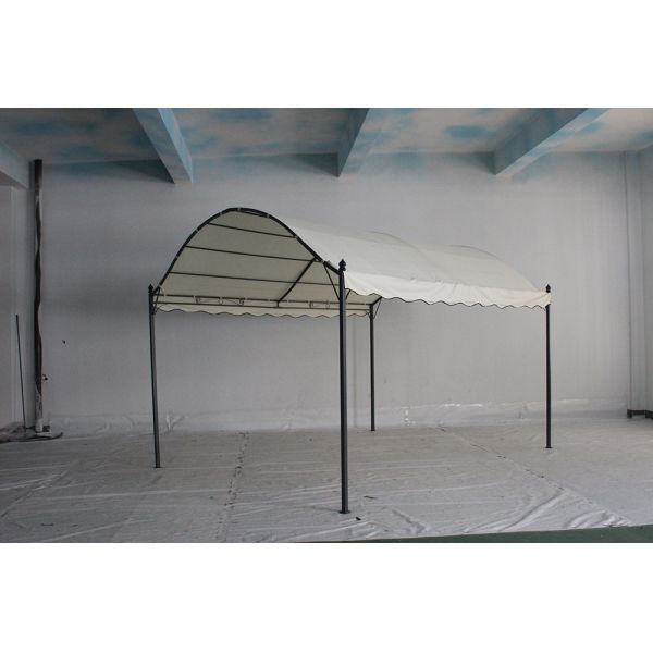 Not Coated Steel Enclosed Modern Waterproof Outdoor BBQ Camping Patio Solar Gazebo