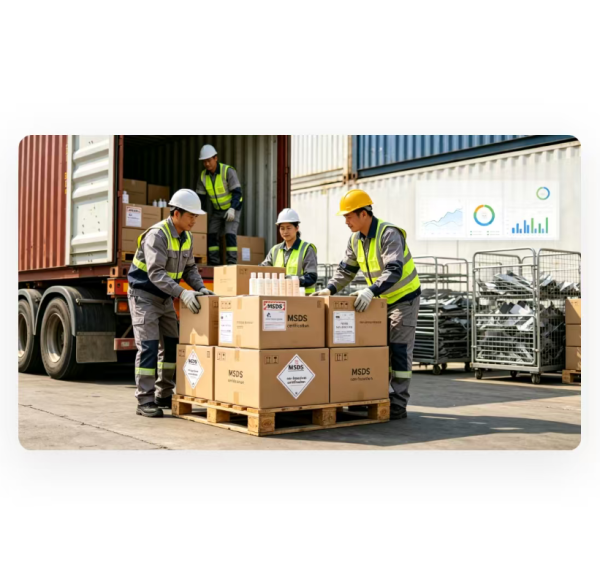 Land Transport Logistics Shipping To Vietnam Truck Transport For Cosmetic Liquid