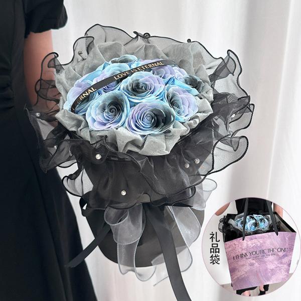Wholesale of plum flower jam soap bouquets, Teachers' Day and Valentine's Day gifts, birthday gifts, preserved flowers and rose bouquets