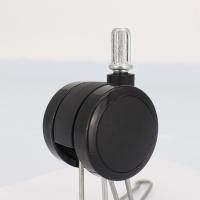 los echadores de la silla del tronco del parte movible de 11x21m m suavemente ruedan los echadores dobles negros de la rueda para los muebles China