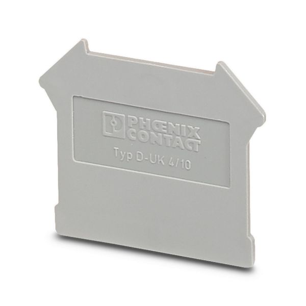 Phoenix Contact End Cover Gray PLC Connector Spring Terminal Block 1.8 mm Width
